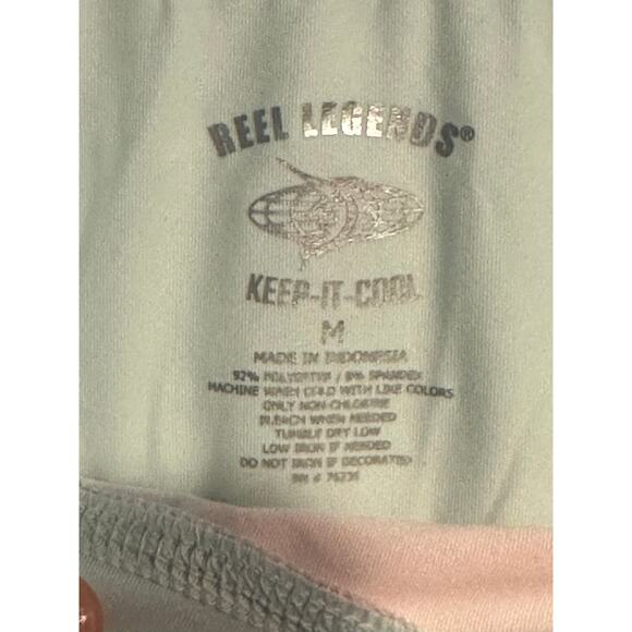 Reel Legends Long sleeve shirt Top Woman’s Size M Bright Colorful Fish Golf SPF - Picture 4 of 6